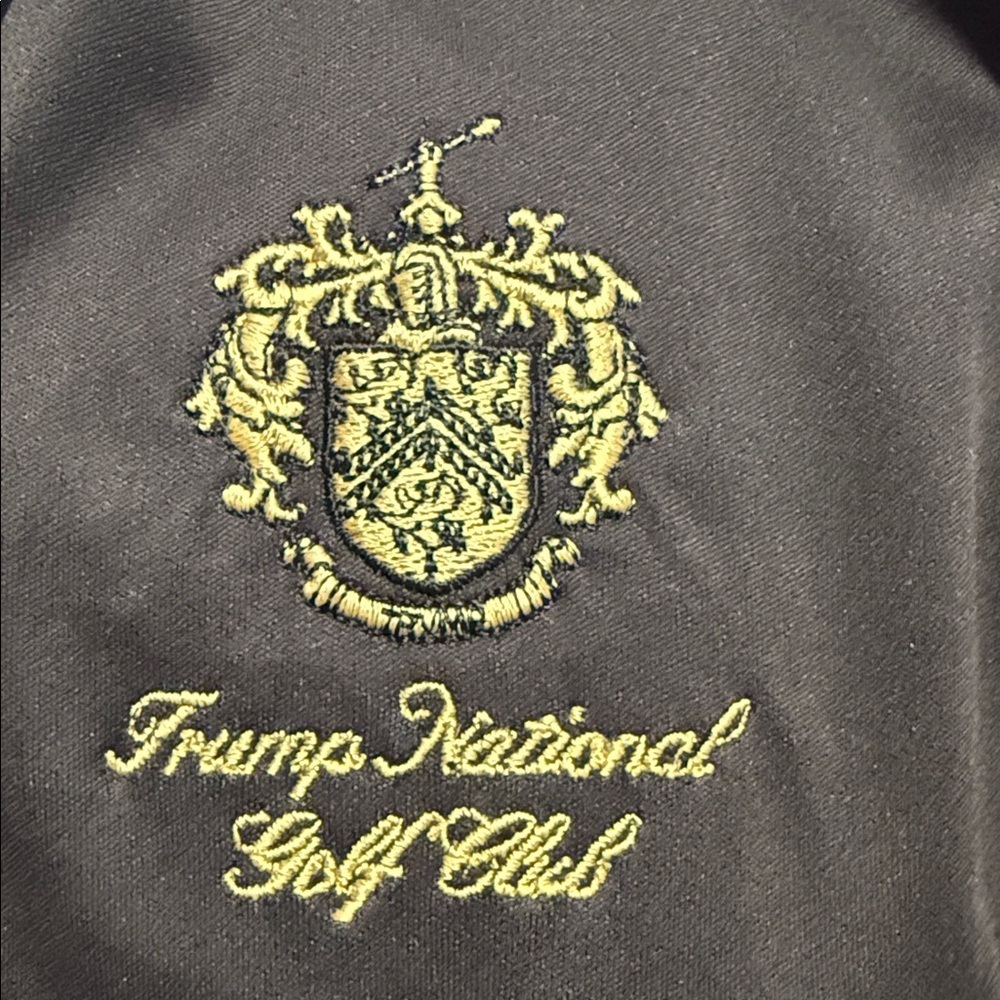 Trump National Golf Club Sun Mountain Black Waterproof Windbreaker - Picture 6 of 7